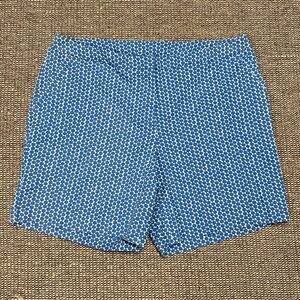 Lane Bryant Blue Geometric Women's Shorts